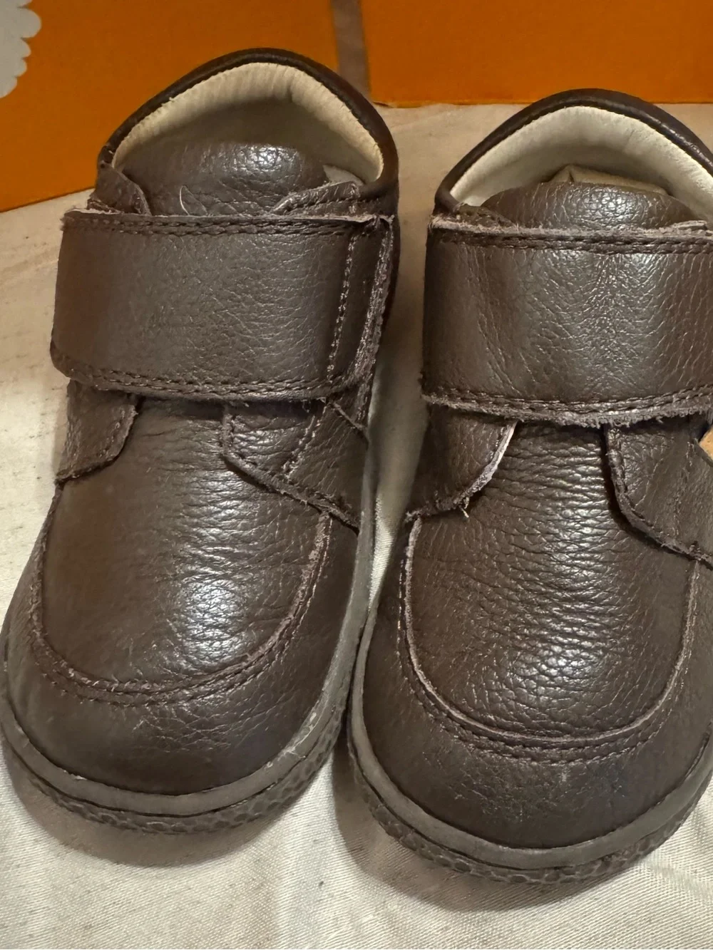 Livie & Luca Maverick brown Leather School Uniform Loafers Toddler 9
